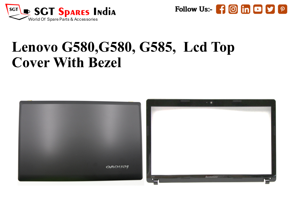 LAPTOP LCD TOP COVER WITH BAZEL FOR LENOVO G580, G580, G585,