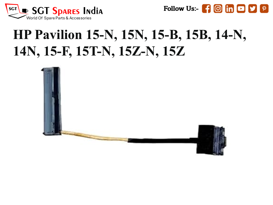 H-p Pavilion 15-N, 15N, 15-B, 15B, 14-N, 14N, 15-F, 15T-N, 15Z-N, 15Z Laptop Hard-Disk (HDD) Cable