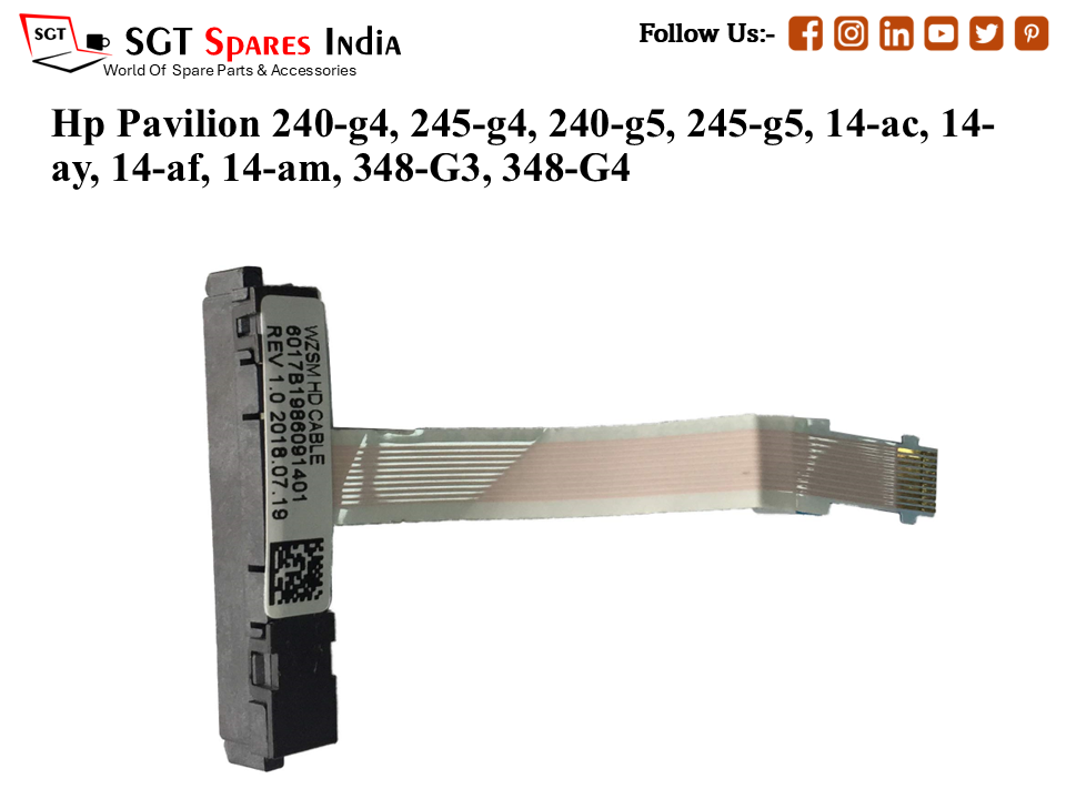 H-p Pavilion 240-g4, 245-g4, 240-g5, 245-g5, 14-ac, 14-ay, 14-af, 14-am, 348-G3, 348-G4 Laptop Hard-Disk (HDD) Cable