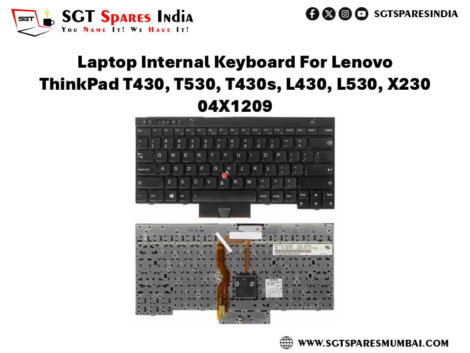 Laptop Internal Keyboard For Lenovo ThinkPad T430, T530, T430s, L430, L530, X230 04X1209