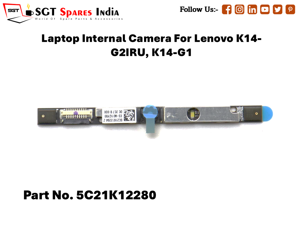 Laptop Internal Camera For Lenovo K14G2IRU, K14-G1 Part No. 5C21K12280