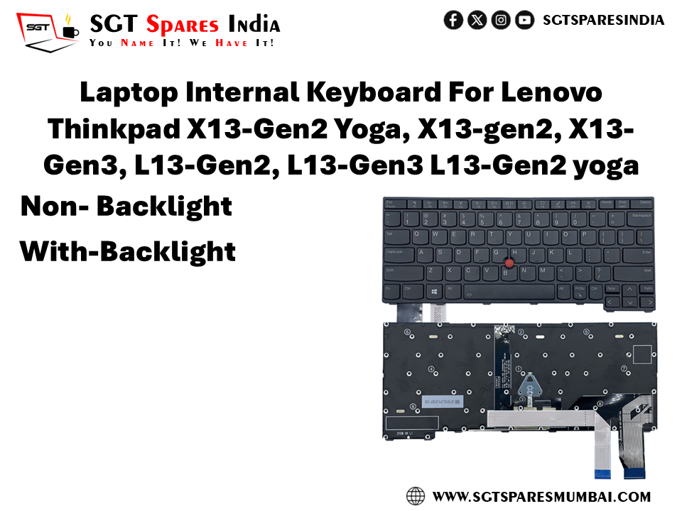 Laptop Internal Keyboard For Lenovo Thinkpad X13-Gen2 Yoga, X13-gen2, X13- Gen3, L13-Gen2, L13-Gen3 L13-Gen2 yoga Non- Backlight With-Backlight