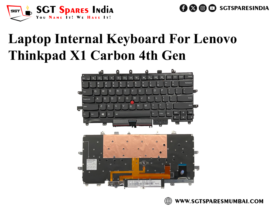 Laptop Internal Keyboard For Lenovo Thinkpad X1 Carbon 4th Gen