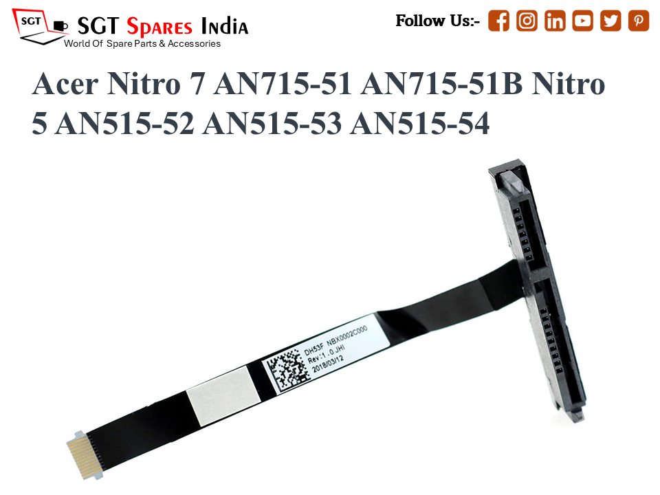 A-cer Nitro 7 AN715-51 AN715-51B Nitro 5 AN515-52 AN515-53 AN515-54 Laptop Hard-Disk (HDD) Cable