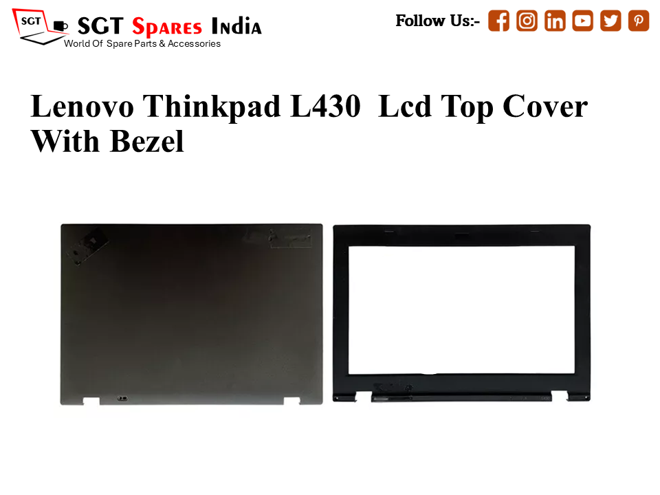 LAPTOP LCD TOP COVER WITH BAZEL FOR LENOVO THINKPAD L430,