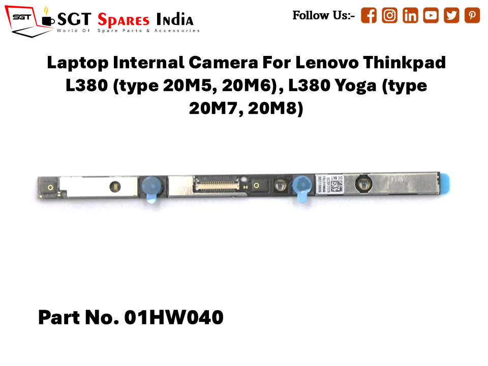 Laptop Internal Camera For Lenovo Thinkpad L380, L380 Yoga 01HW040