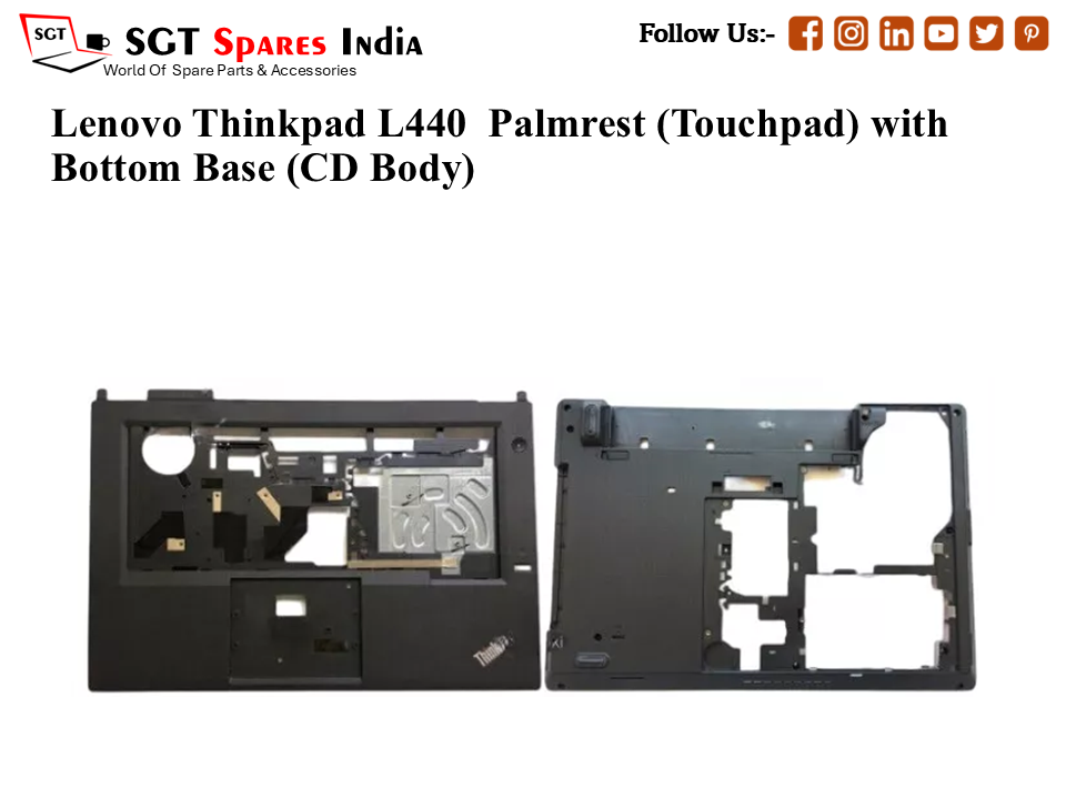 LENOVO THINKPAD L440. L440i Palmrest (Touchpad) with Bottom Base (CD Body)