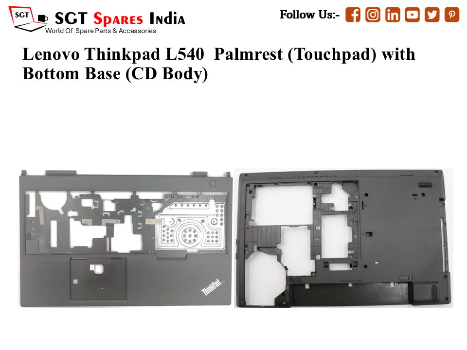 Lenovo Thinkpad L540 Palmrest (Touchpad) with Bottom Base (CD Body)