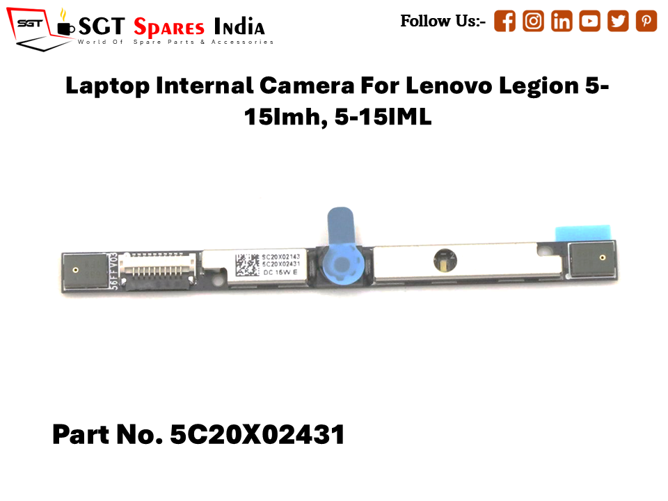 Laptop Internal Camera For Lenovo Legion 515Imh, 5-15IML Part No. 5C20X02431