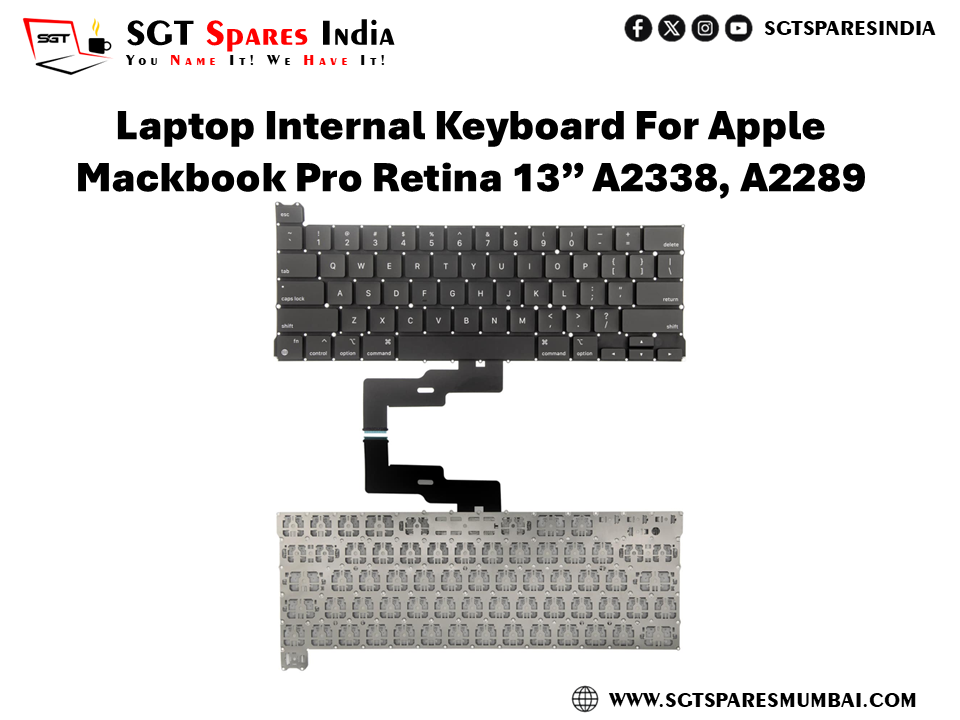 Laptop Internal Keyboard For Apple Mackbook Pro Retina 13” A2338, A2289