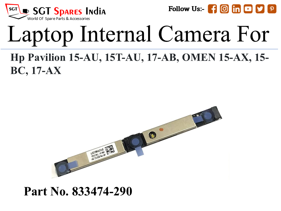 H-p 833474-290 Laptop Internal Camera For Hp Pavilion 15-AU, 15T-AU, 17-AB, OMEN 15-AX, 15-BC, 17-AX