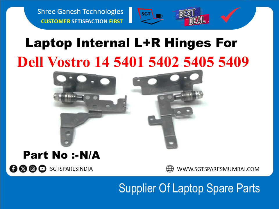 Laptop Internal L+R Hinges For Dell Vostro 14 5401 5402 5405 5409