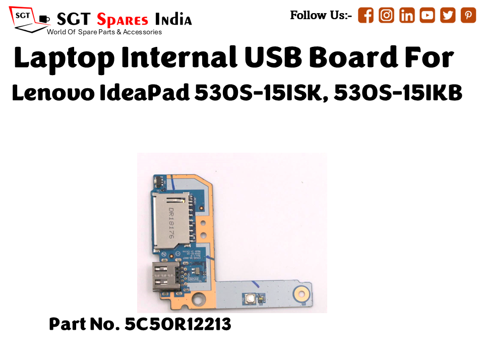 laptop Internal USB or IO board For Lenovo IdeaPad 530S 15ISK, 530S 15IKB Part no. 5C50R12213