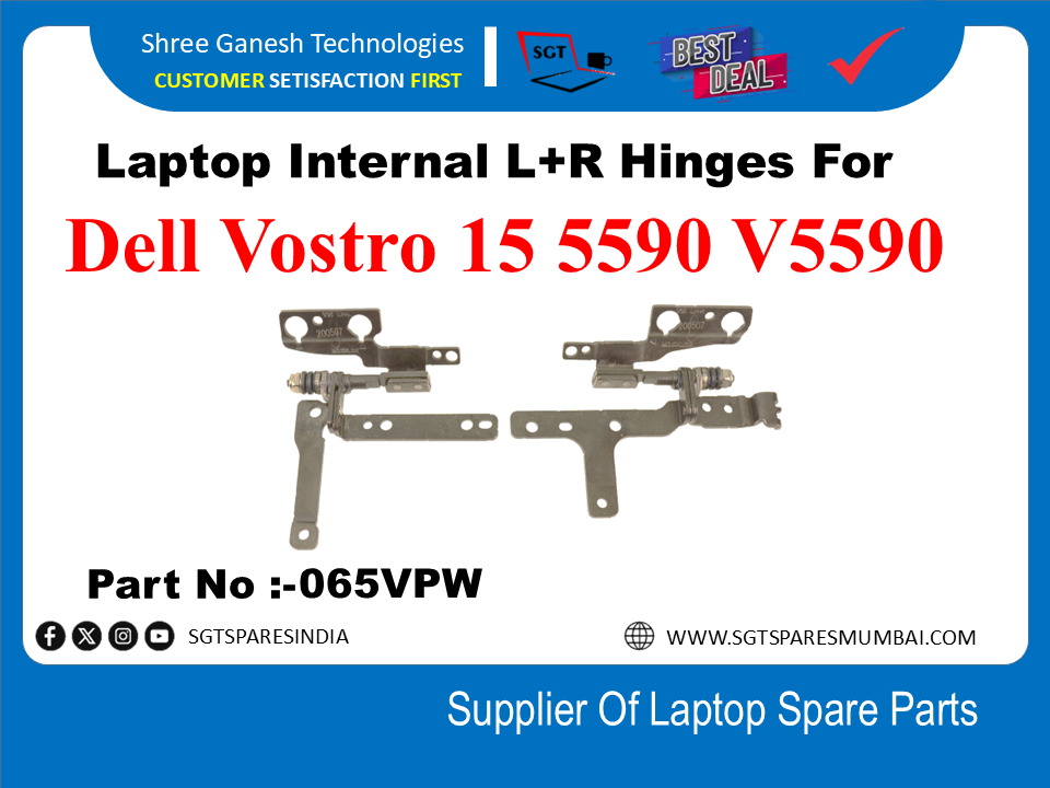 Dell Vostro 15 5590 V5590 рднрд╛рдЧ рд╕рдВрдЦреНрдпрд╛ 065VPW рдХреЗ рд▓рд┐рдП рд▓реИрдкрдЯреЙрдк рдЖрдВрддрд░рд┐рдХ L+R рдЯрд┐рдХрд╛