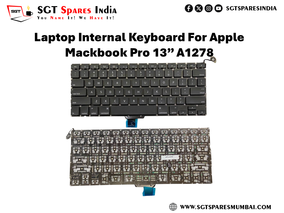 Laptop Internal Keyboard For Apple Mackbook Pro 13” A1278