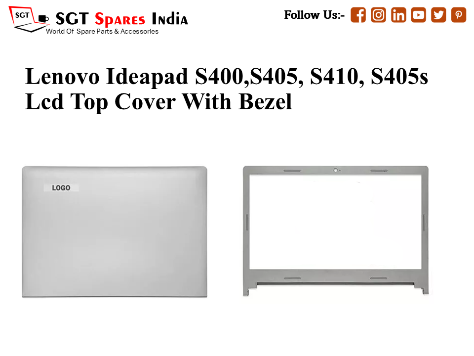 LAPTOP LCD TOP COVER WITH BAZEL FOR LENOVO IDEAPAD S400,S405, S410, S405S