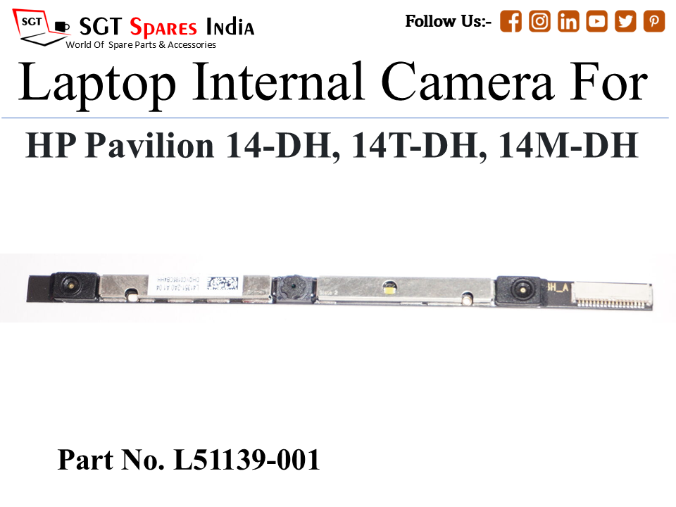 H-p L51139-001 Laptop Internal Camera For HP Pavilion 14-DH, 14T-DH, 14M-DH