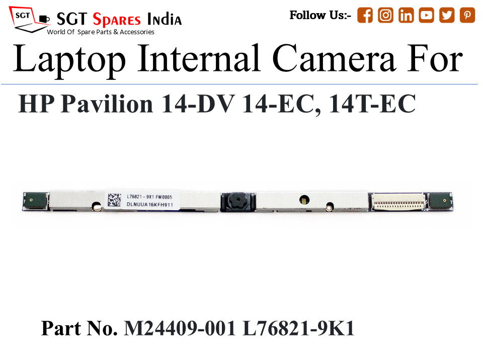 H-p M24409-001 L76821-9K1 Laptop Internal Camera For HP Pavilion 14-DV 14-EC, 14T-EC