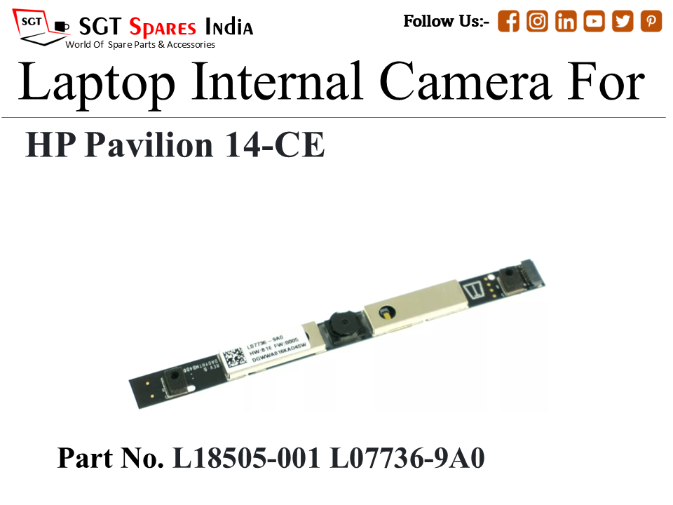 H-p L18505-001 L07736-9A0 Laptop Internal Camera For HP Pavilion 14-CE