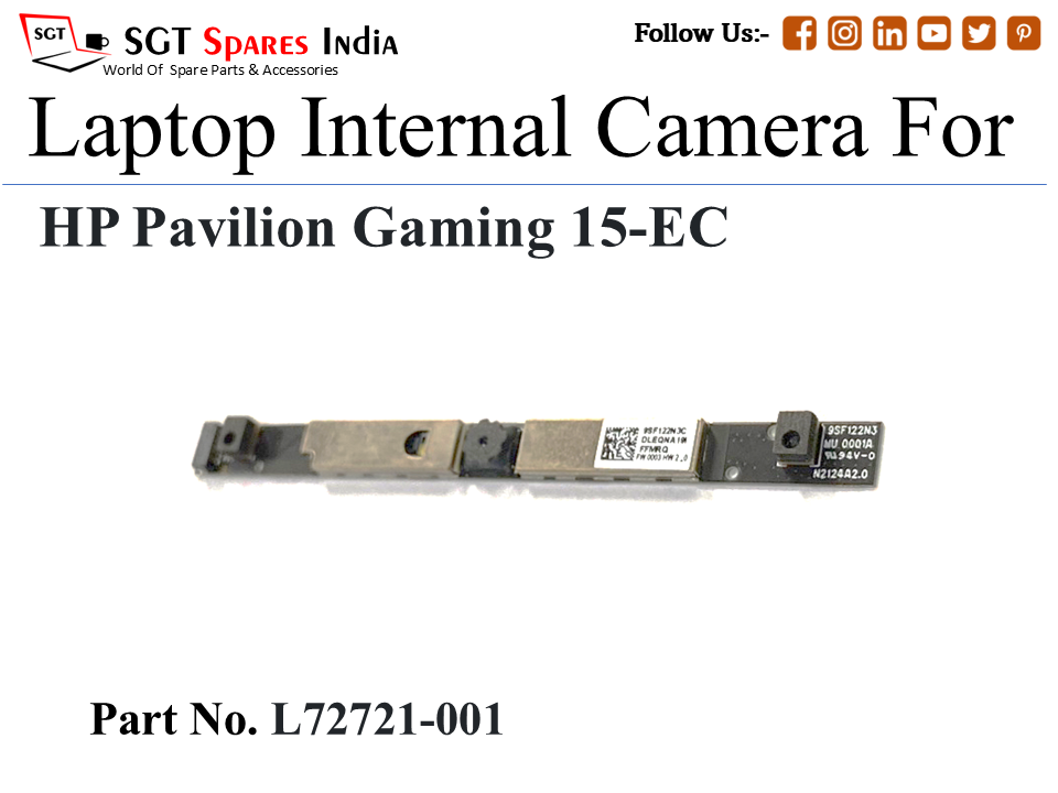 H-p L72721-001 Laptop Internal Camera For HP Pavilion Gaming 15-EC