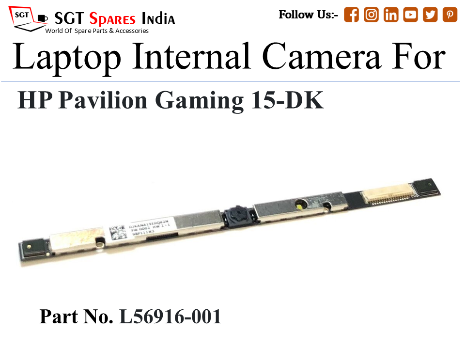 H-p L56916-001 Laptop Internal Camera For HP Pavilion Gaming 15-DK