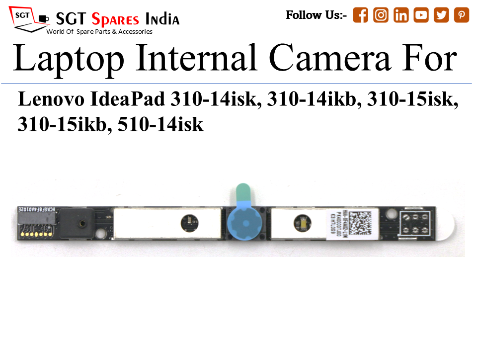 Laptop Internal Camera For Lenovo IdeaPad 310-14isk, 310-14ikb, 310-15isk, 310-15ikb, 510-14isk
