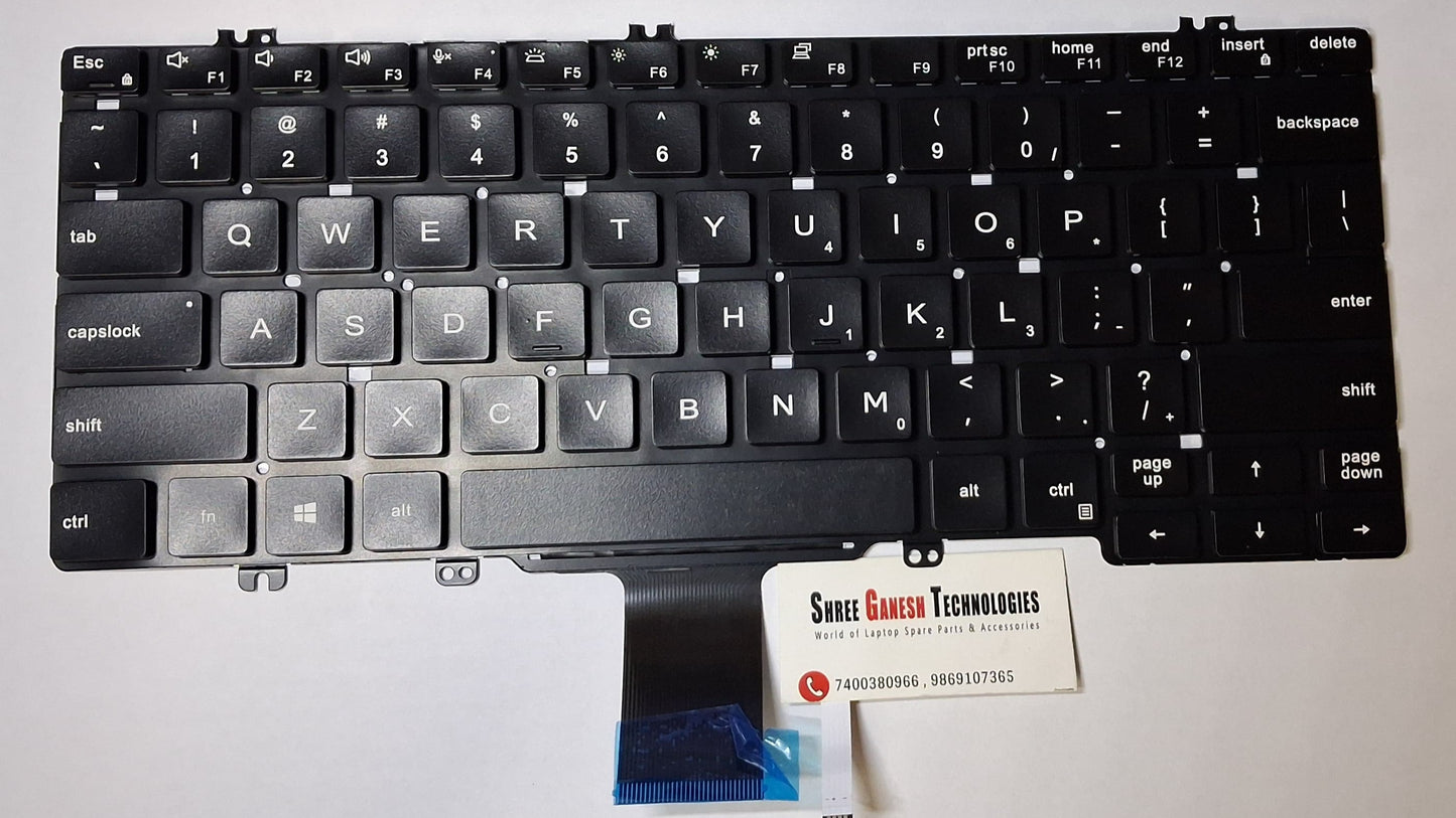 Laptop Internal Keyboard For DELL Latitude E7300 E5300 5300 7300 5310 5310 2in 1 With-Backlight Colour Black