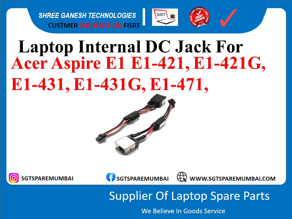 рд▓реИрдкрдЯреЙрдк рдЗрдВрдЯрд░рдирд▓ рдбреАрд╕реА рдЬреИрдХ рдПрд╕рд░ рдПрд╕реНрдкрд╛рдпрд░ E1 E1-421, E1-421G, E1-431, E1-431G, E1-471, P/N NO:-LAPH9586 рдХреЗ рд▓рд┐рдП