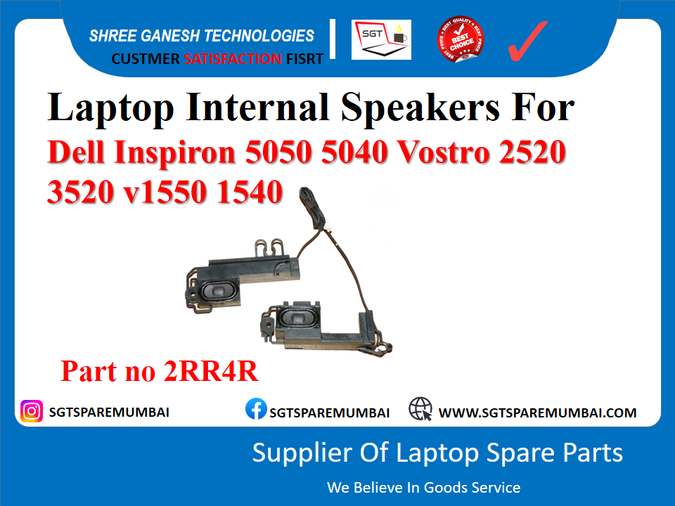 Dell Inspiron 5050 5040 Vostro 2520 3520 v1550 1540 рдкрд╛рд░реНрдЯ рдирдВрдмрд░ 2RR4R рдХреЗ рд▓рд┐рдП рд▓реИрдкрдЯреЙрдк рдЗрдВрдЯрд░рдирд▓ рд╕реНрдкреАрдХрд░