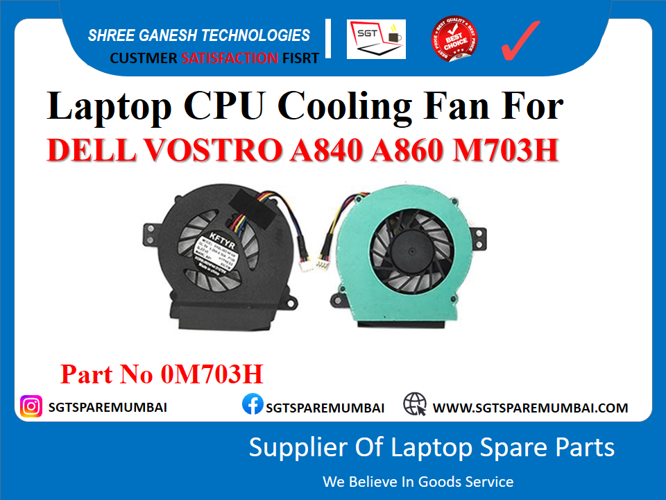 DELL VOSTRO A840 A860 M703H рднрд╛рдЧ рд╕рдВрдЦреНрдпрд╛ 0M703H рдХреЗ рд▓рд┐рдП рд▓реИрдкрдЯреЙрдк рд╕реАрдкреАрдпреВ рдХреВрд▓рд┐рдВрдЧ рдлреИрди