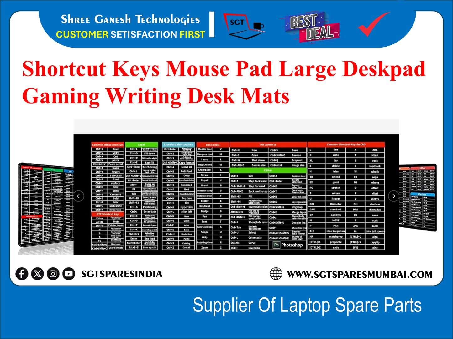 अंग्रेजी शॉर्टकट कुंजी माउस पैड बड़े डेस्कपैड गेमिंग लेखन डेस्क मैट ऑफिस होम कीबोर्ड पीसी कंप्यूटर माउसपैड मैट 80 * 30 सेमी