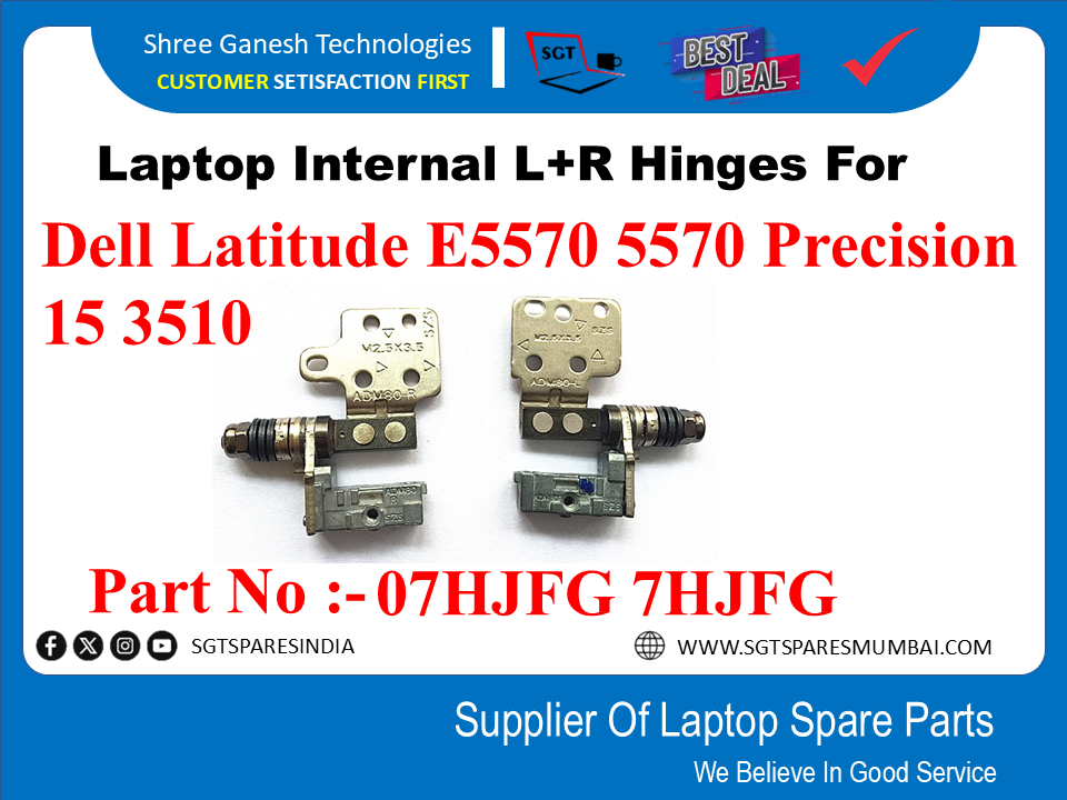 Dell Latitude E5570 5570 Precision 15 3510 рдкрд╛рд░реНрдЯ рдирдВрдмрд░ рдХреЗ рд▓рд┐рдП рд▓реИрдкрдЯреЙрдк рдЗрдВрдЯрд░рдирд▓ L+R рд╣рд┐рдВрдЬ:-07HJFG 7THJFG
