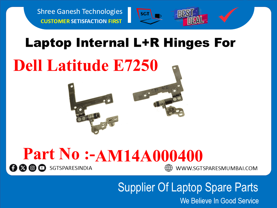Dell Latitude E7250 рдкрд╛рд░реНрдЯ рдирдВрдмрд░ рдХреЗ рд▓рд┐рдП рд▓реИрдкрдЯреЙрдк рдЖрдВрддрд░рд┐рдХ L+R рдЯрд┐рдХрд╛:-AM14A000400