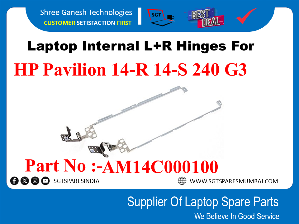 HP Pavilion 14-R 14-S 240 G3 рдкрд╛рд░реНрдЯ рдирдВрдмрд░ -AM14C000100 рдХреЗ рд▓рд┐рдП рд▓реИрдкрдЯреЙрдк рдЖрдВрддрд░рд┐рдХ L+R рдЯрд┐рдХрд╛