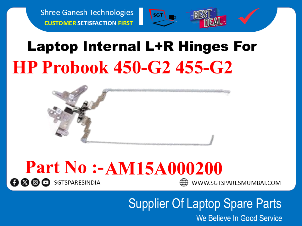 HP Probook 450-G2 455-G2 рдкрд╛рд░реНрдЯ рдирдВрдмрд░ рдХреЗ рд▓рд┐рдП рд▓реИрдкрдЯреЙрдк рдЗрдВрдЯрд░рдирд▓ L+R рд╣рд┐рдВрдЬ:-AM15A000200