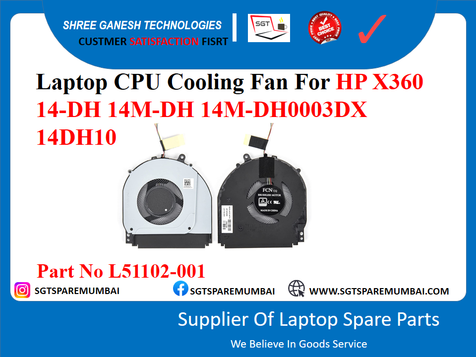 рд▓реИрдкрдЯреЙрдк CPU рдХреВрд▓рд┐рдВрдЧ рдлреИрди HP X360 14-9H 14M-DH 14M-DH0003DX 14DH10 PCN Co рдкрд╛рд░реНрдЯ рдирдВрдмрд░ L51102-001 рдХреЗ рд▓рд┐рдП