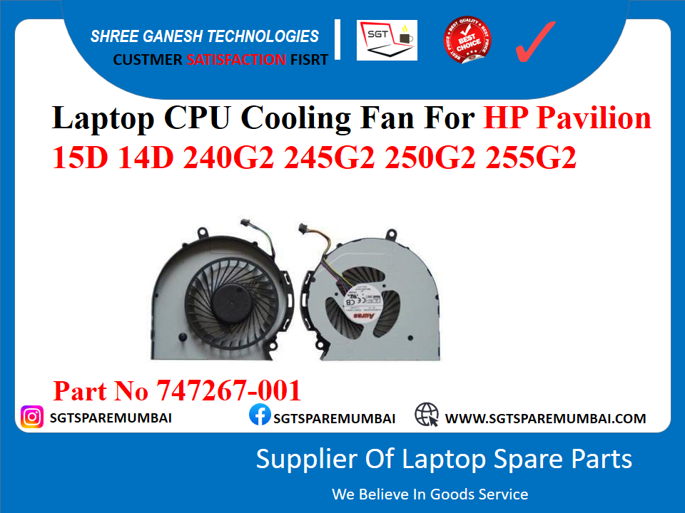 HP Pavilion 15D 14D 240G2 245G2 250G2 255G2 рдкрд╛рд░реНрдЯ рдирдВрдмрд░ 747267-001 рдХреЗ рд▓рд┐рдП рд▓реИрдкрдЯреЙрдк CPU рдХреВрд▓рд┐рдВрдЧ рдлреИрди