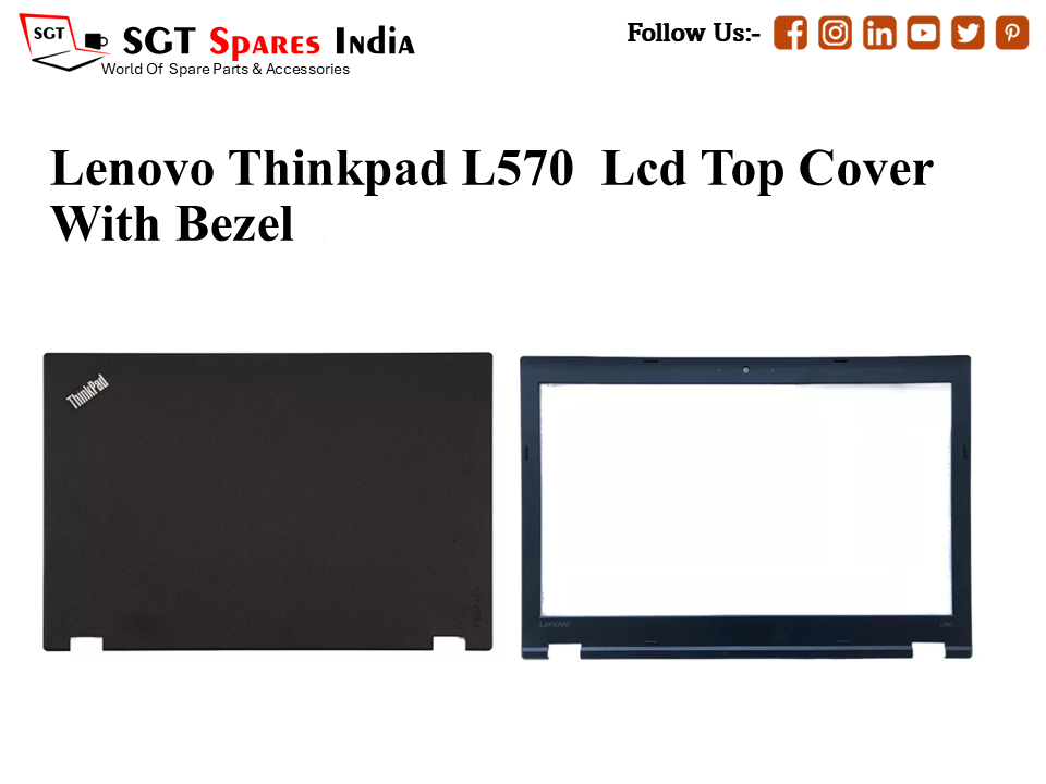 LAPTOP LCD TOP COVER WITH BAZEL FOR LENOVO THINKPAD L570,