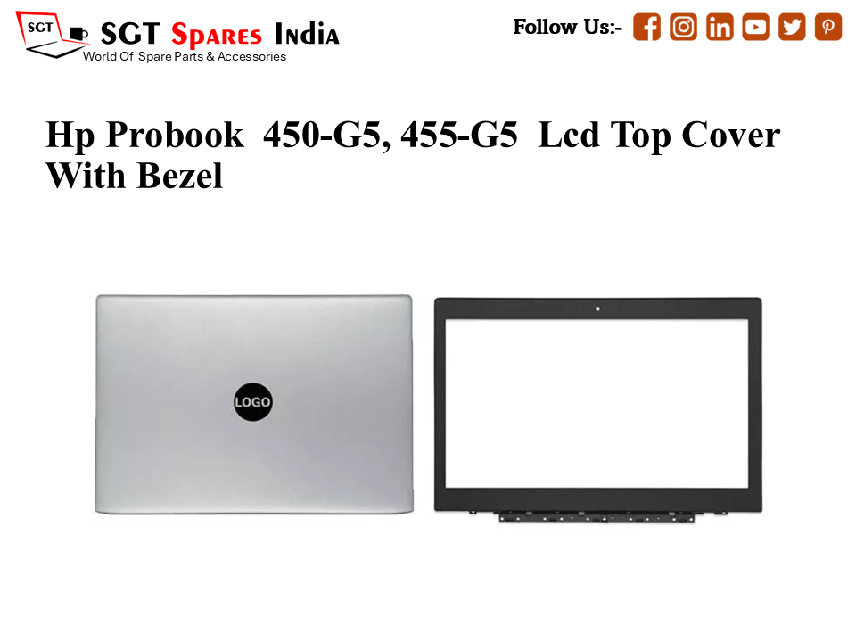 Laptop Lcd Back cover With Front Bezel For Hp Probook 450-G5, 455-G5