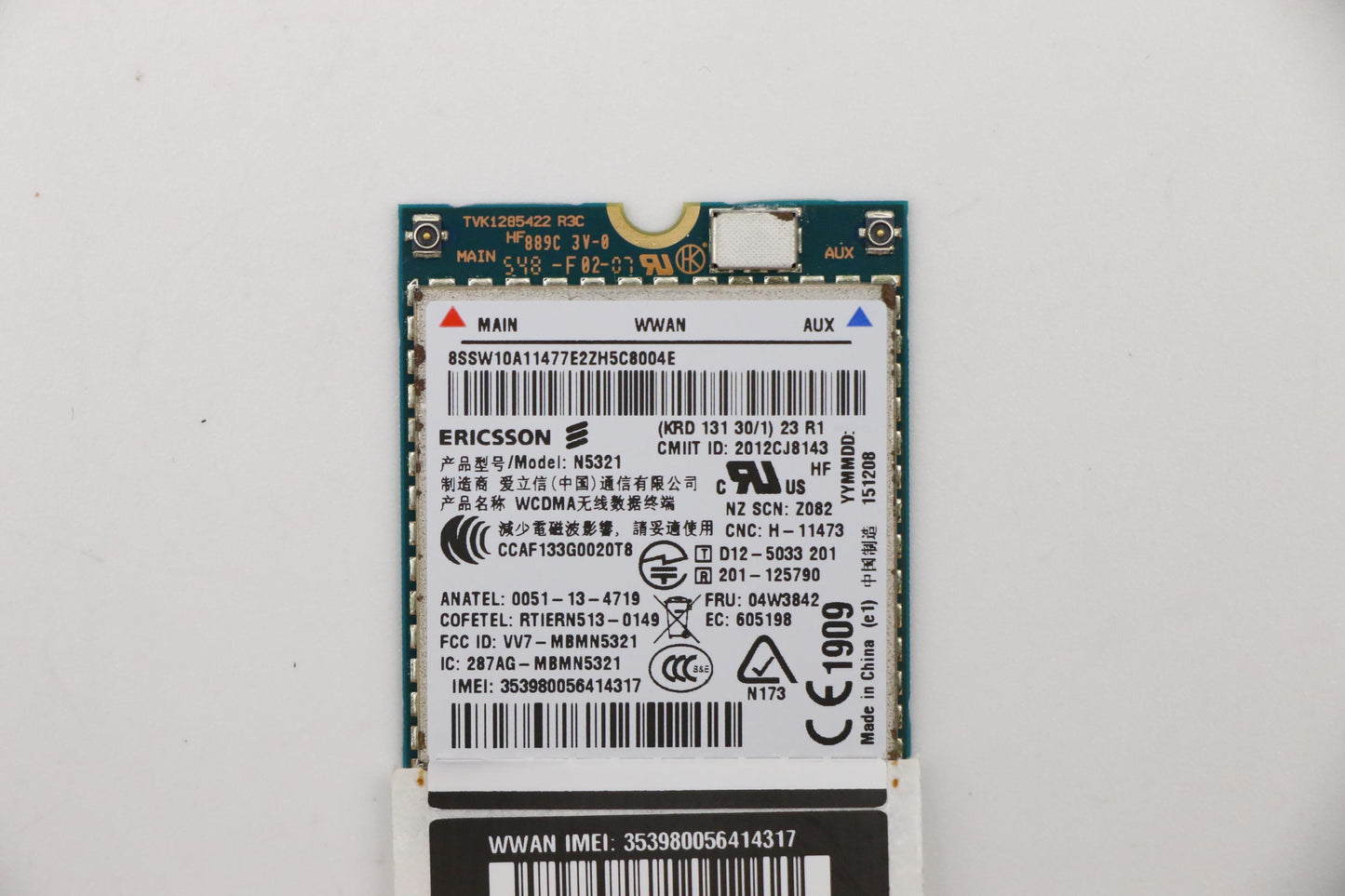 LAPTOP INTERNAL WIFI CARD FOR LENOVO THINKPAD L440