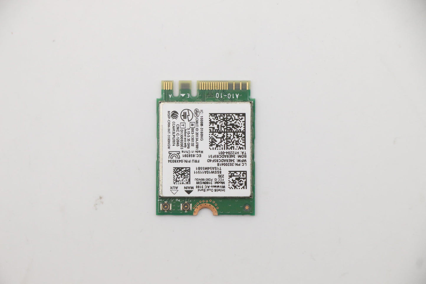 LAPTOP INTERNAL WIFI CARD FOR LENOVO IDEAPAD B40-70