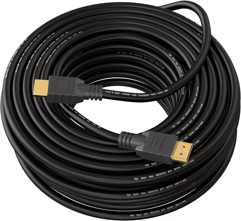 High-Speed HDMI Cable - Hdmi Arc Enabled | 64 Gbps | 4K 120Hz | 1080P 240Hz | Strong & Durable | Supports Up To 32 Audio Channels | Gold Plated