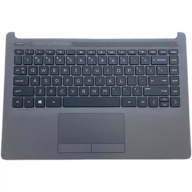 laptop palmrest touchpad with keyboard for hp 240-g8, 245-g8, 246-g8, 14-cf, 14s-cf, 14-dk, 14s-dr, 14s-df,  M23367-001,
