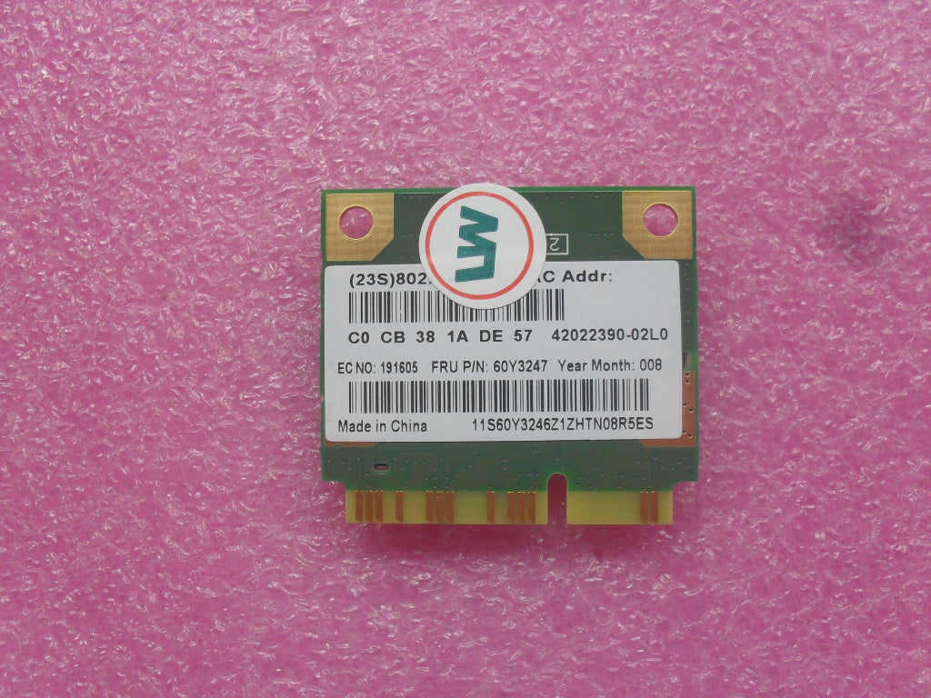 LAPTOP INTERNAL WIFI CARD FOR LENOVO THINKPAD L420