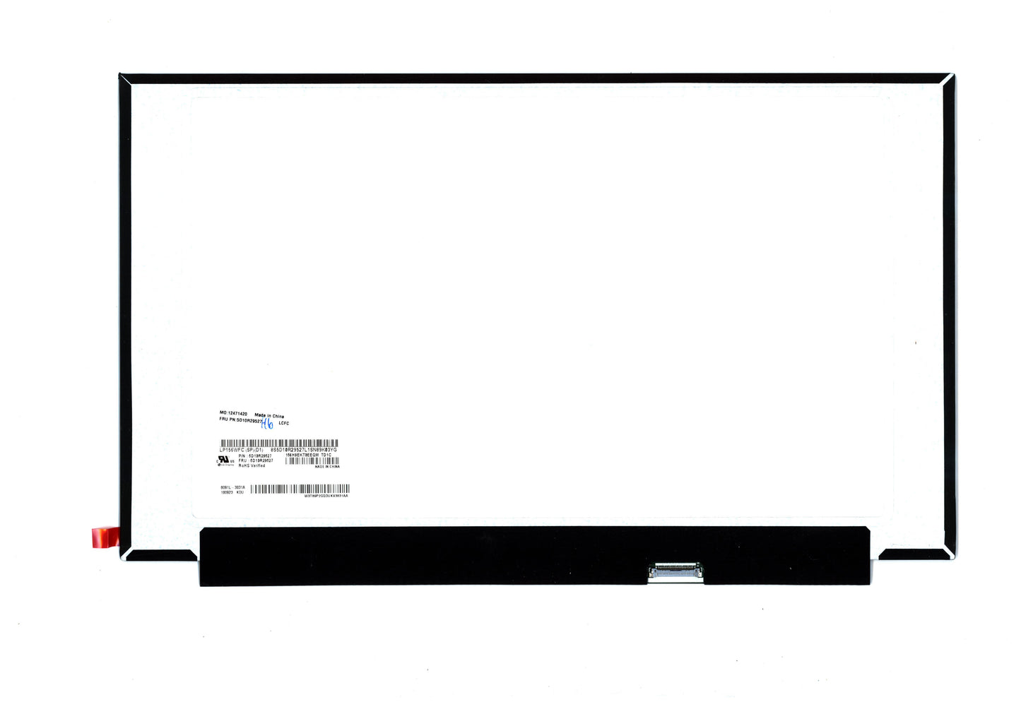 LAPTOP SCREEN FOR LENOVO IDEAPAD S540-15IML, 15.6 30PIN SCREEN PART NO 5D10R29527 LP156WFC (SP)(D1)