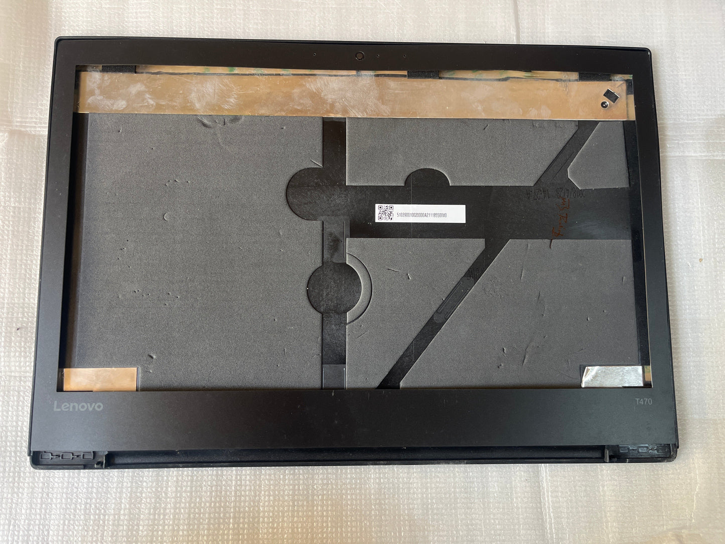 LAPTOP LCD TOP COVER WITH BAZEL FOR LENOVO THINKPAD T470,