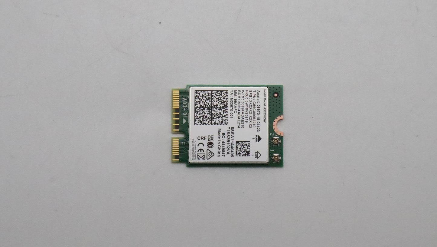 LAPTOP INTERNAL WIFI CARD FOR LENOVO IDEAPAD SLIM 3-15IAH