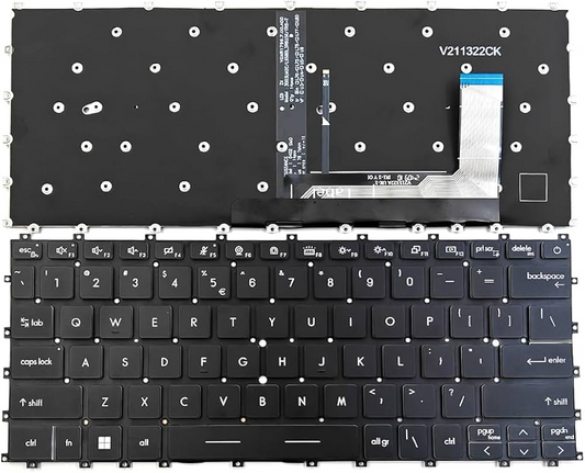 MSI MODERN 14-C 14-C11M 14-C12M 14 C12M 14-C13M 14 C13M BACKLIGHT KEYBOARD