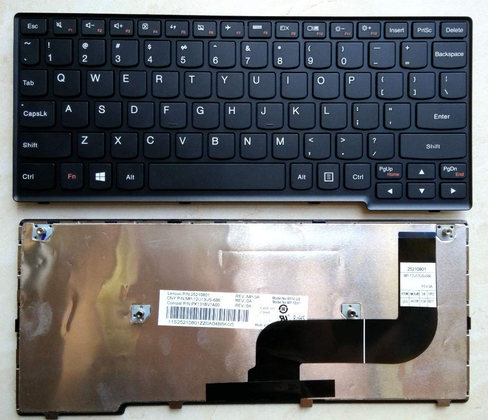 Laptop Keyboard for Lenovo S210 S215 S20-30 S20-30 Touch IdeaPad Yoga 11s YOGA11S NSK-BN3SN 01