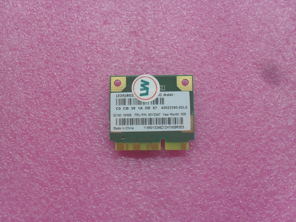 LAPTOP INTERNAL WIFI CARD FOR LENOVO THINKPAD L420